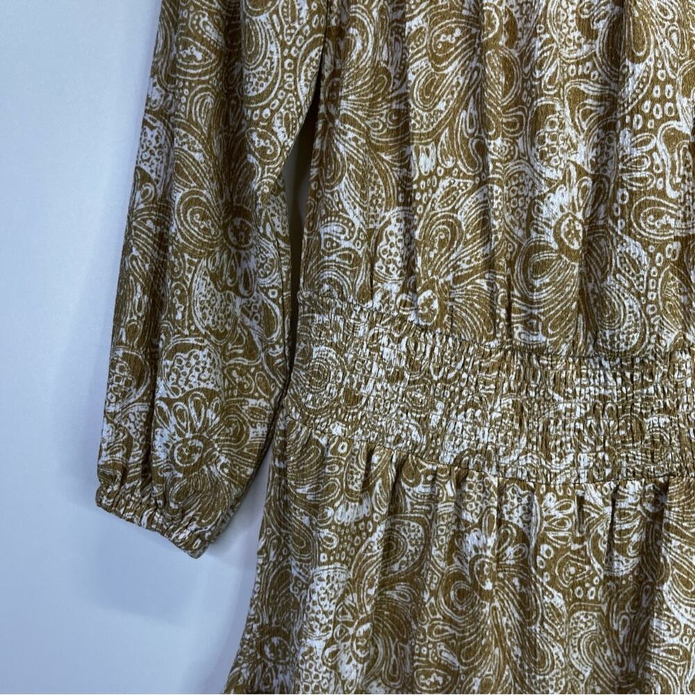 Michael Kors Daytime paisley mini dress khaki - S - Picture 5 of 12